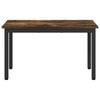 vidaXL Bench Smoke Oak 80 x 35 x 45 cm Engineered Wood