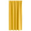 vidaXL Blackout Curtains with Rings 2 pcs Mustard Yellow 175 x 140 cm