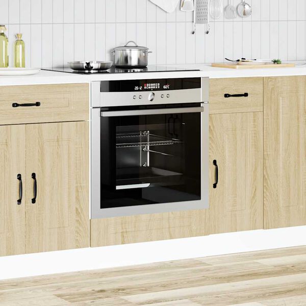 vidaXL Oven Cabinet Kalmar Sonoma Oak Engineered Wood