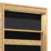vidaXL Mirror Jewellery Cabinet with LED Lights Wall Mounted