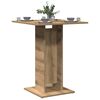 vidaXL Bistro Table Artisan Oak 60x60x75 cm Engineered Wood