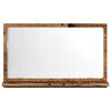 vidaXL Bathroom Mirror Cabinet Old Wood 60x11x37 cm Engineered Wood