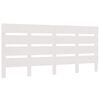 vidaXL Headboard White 180x3x80 cm Solid Wood Pine