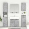 vidaXL Bathroom Cabinet with Storage Concrete Grey 64.5 x 33.5 x 59 cm