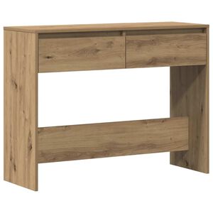 vidaXL Console Table Artisan Oak 100x35x76,5 cm Engineered Wood