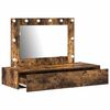 vidaXL Dressing Table Brown 100 x 40 x 70 cm Engineered Wood