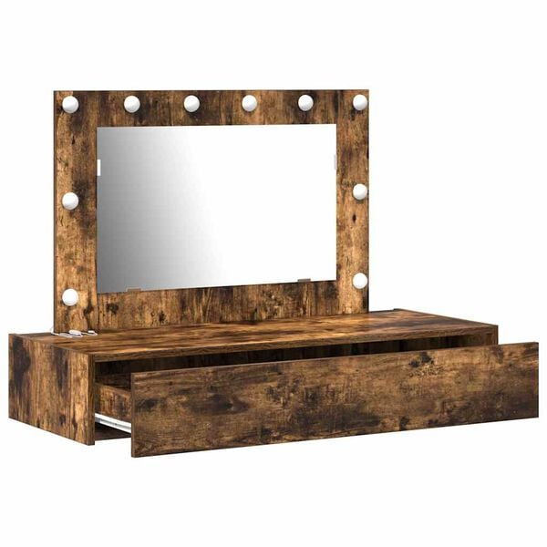 vidaXL Dressing Table Brown 100 x 40 x 70 cm Engineered Wood