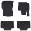 vidaXL Car Mat 4 pcs Black suitable for BMW X3, X4 2018-4D Aft Rubber