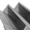vidaXL Magazine Rack Grey Sonoma 53 x 40 x 28.5 cm Engineered Wood