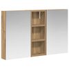 vidaXL Bathroom Cabinet Set 3 pcs 80 x 10.5 x 50 cm Engineered wood
