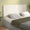 vidaXL Bed Headboard White 156x4x100 cm Solid Wood Pine