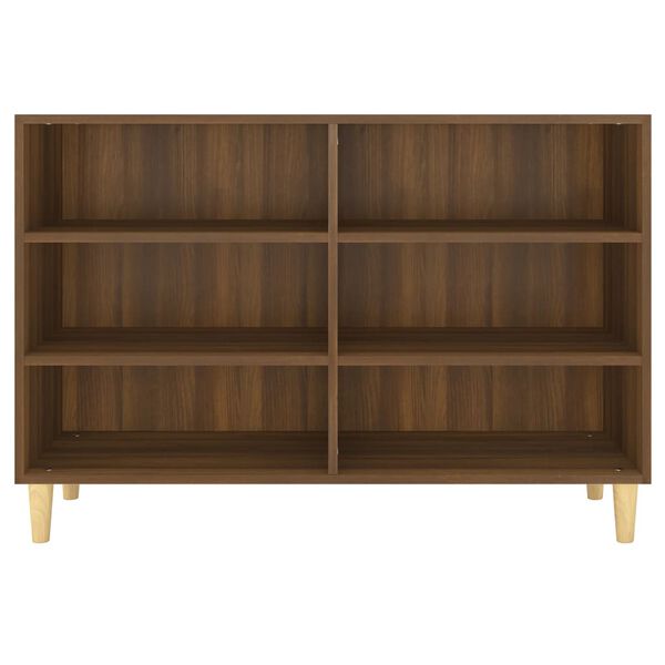 vidaXL Sideboard Brown Oak 103.5x35x70 cm Engineered Wood