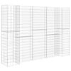 vidaXL H-Shaped Gabion Planter Steel Wire 260x40x180 cm