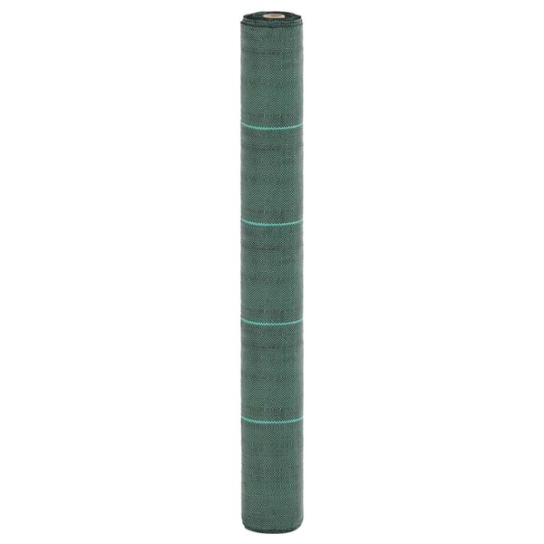 vidaXL Weed Membrane Green 1x5 m PP
