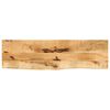 vidaXL Table Top 120x20x2,5 cm Live Edge Solid Wood Rough Mango