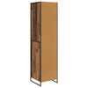vidaXL Warderobe 2 pcs Old Wood 50 x 50 x 200 cm Engineered Wood