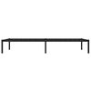 vidaXL Metal Bed Frame without Mattress Black 100x200cm