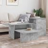 vidaXL Console Table Concrete Grey 80 x 50 x 225 cm Engineered Wood