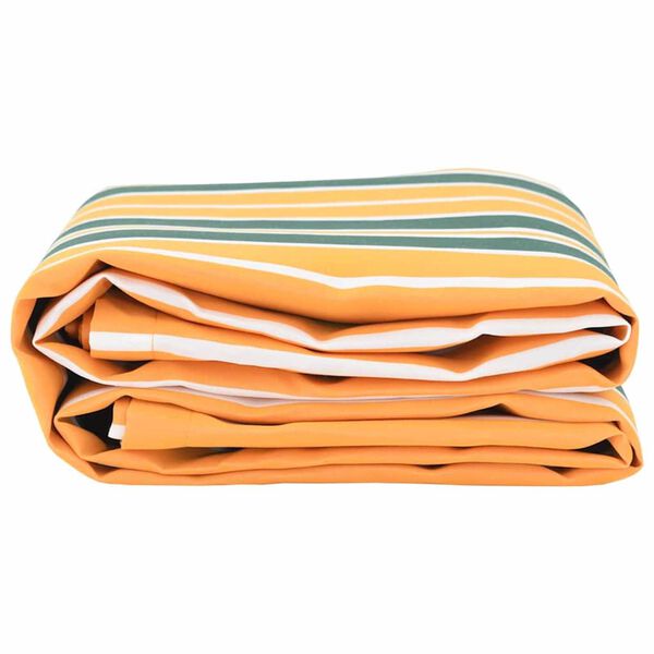 vidaXL Awning Replacement Fabric Green and yellow 10 x 1.6 m Fabric