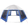 vidaXL Pool Tent with Removable Fly & Mesh Walls Azure Blue 510x510 cm