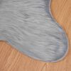 vidaXL Faux Sheepskin Rug Tafalla Grey 80 x 120 cm Polyester