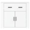 vidaXL Sideboard White 80x33x70 cm Engineered Wood