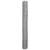 vidaXL Hexagon Fence Silver 1.2 x 50 m Galvanised steel