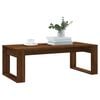vidaXL Coffee Table Brown Oak 102x50x35 cm Engineered Wood