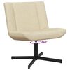 vidaXL Swivel Chair Cream 63 x 75 x 76 cm Fabric