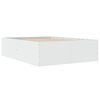 vidaXL Bed Frame without Mattress White 140x200 cm