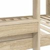 vidaXL Bunk Bed for Kids Sonoma Oak 100 x 200 cm Engineered Wood