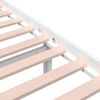 vidaXL Bed Frame without Mattress White Solid Wood 180x200 cm Super King