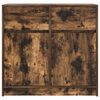 vidaXL Sideboard with Drawer Smoked Oak 80x34x76 cm Engineered Wood