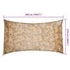 vidaXL Camouflage Net with Storage Bag 506x279 cm Sand