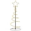 vidaXL LED Christmas Tree 80 LEDs Warm White 120 cm