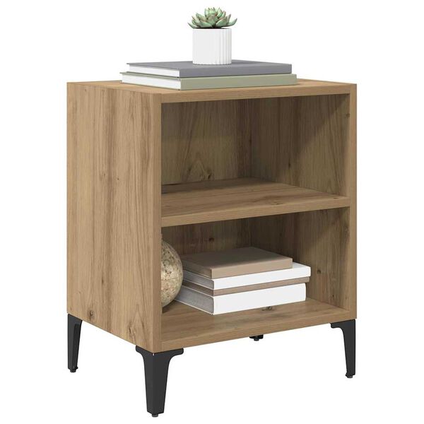 vidaXL Bedside Cabinet 2 pcs Artisan Oak 40 x 30 x 50 cm