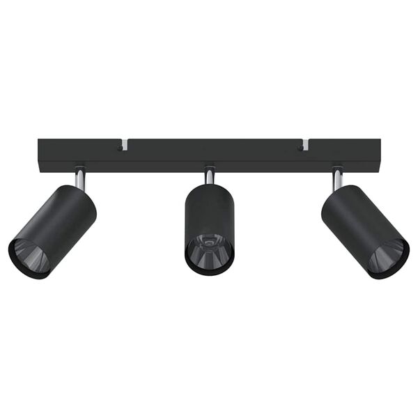 vidaXL Ceiling Spotlight Black 38 x 5.5 x 16.5 cm Metal