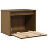vidaXL Wall Cabinet Honey Brown 45x30x35 cm Solid Pinewood