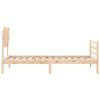 vidaXL Bed Frame without Mattress 100x200 cm Solid Wood