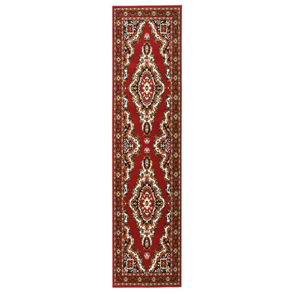 vidaXL Runner Rug BCF Oriental Red 80x400 cm