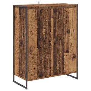 vidaXL Shoe Cabinet Old Wood 79 x 36 x 100 cm Engineered Wood