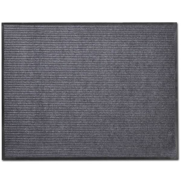 vidaXL Door Mat Grey 120 x 180 cm PVC