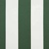 vidaXL Retractable Awning Retractable Green and White 600 x 300 cm