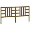 vidaXL Bed Headboard Honey Brown 206x4x100 cm Solid Wood Pine