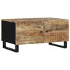 vidaXL Coffee Table 80x50x40 cm Solid Wood Mango&Engineered Wood