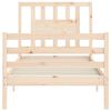 vidaXL Bed Frame without Mattress 100x200 cm Solid Wood