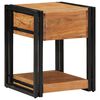 vidaXL Bedside Cabinet Brown 40 x 40 x 50 cm Solid acacia wood