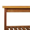 vidaXL Garden Cabinet Natural 90 x 40 x 90cm Solid Acacia Wood