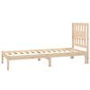vidaXL Bed Frame without Mattress Solid Wood Small Single