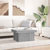 vidaXL Coffee Table Grey Sonoma 80x55x40 cm Engineered Wood